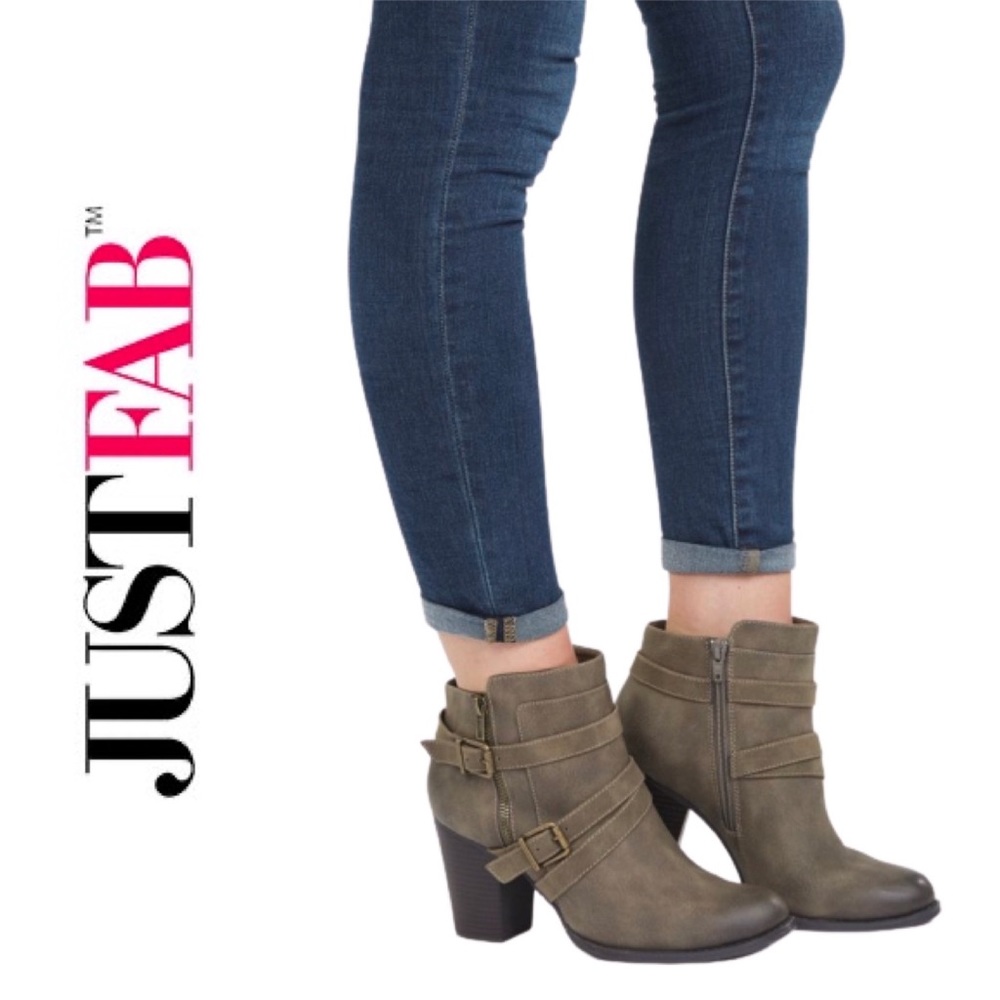 Justfab linna booties Sz 6.5